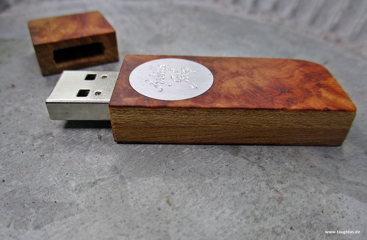 USB Stick aus Holz