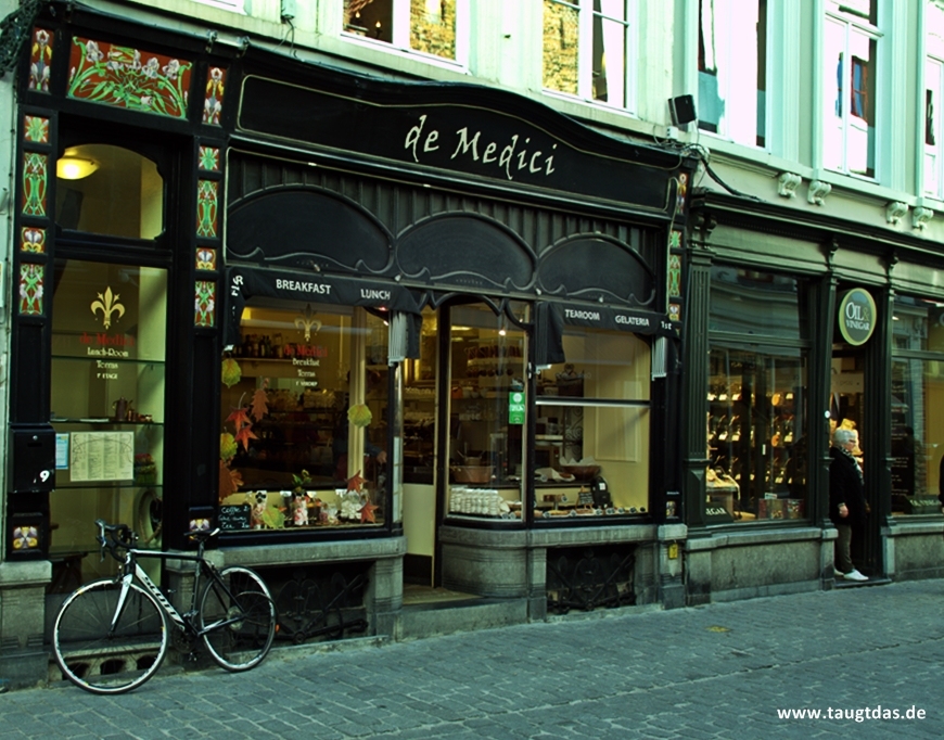 Einkaufstraße in Belgien