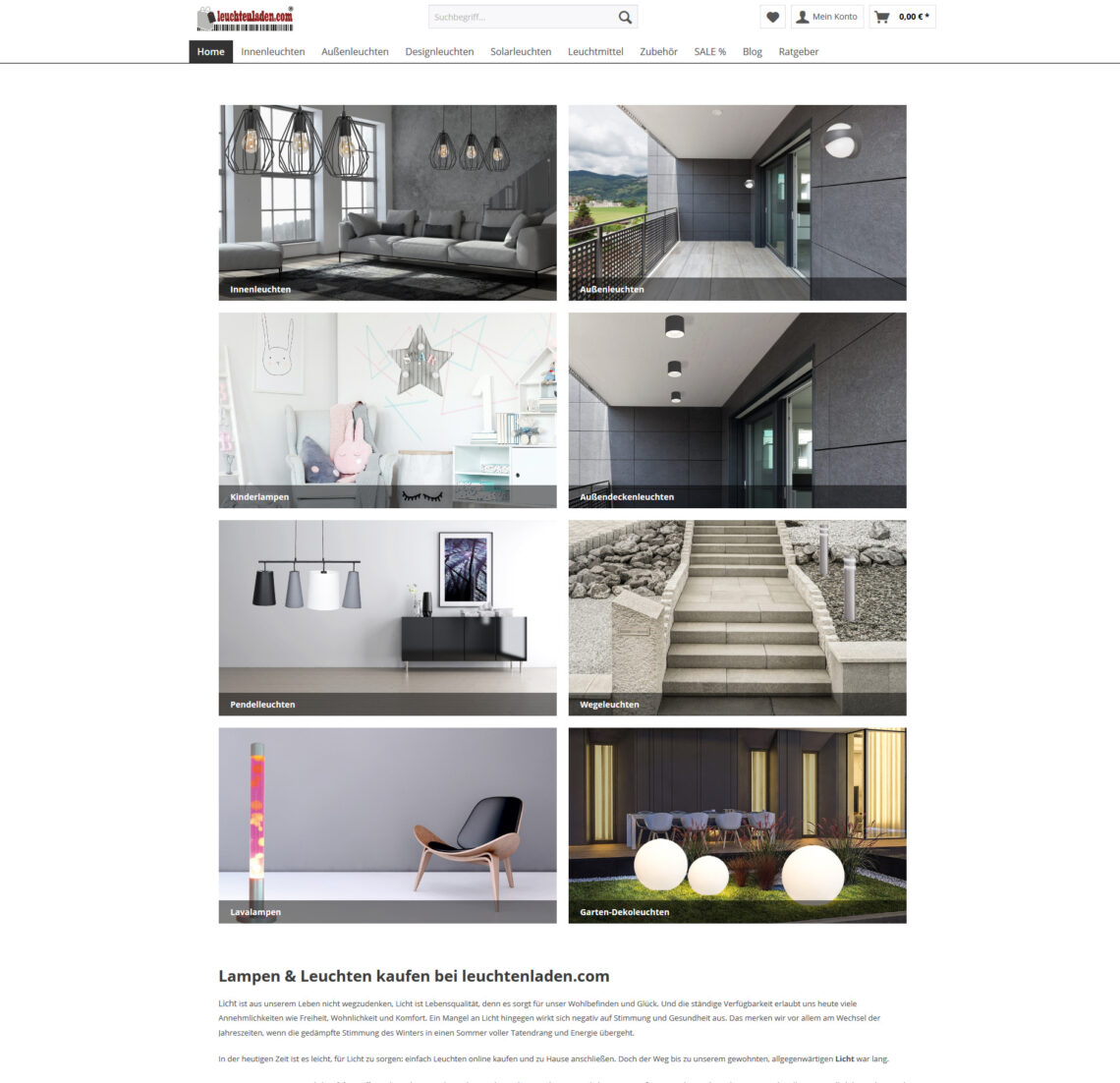 Startseite leuchtenladen