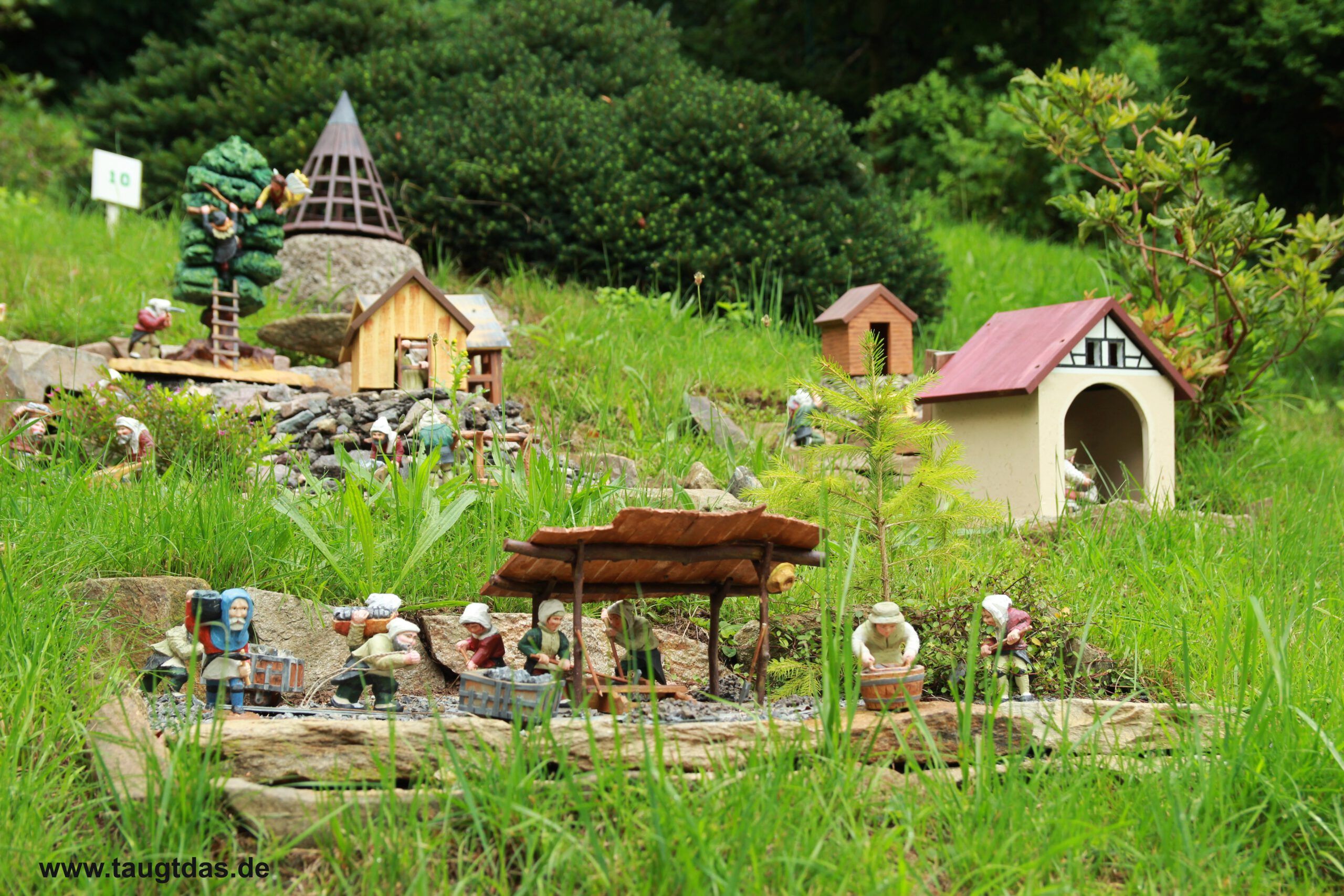 Szene im Miniaturpark